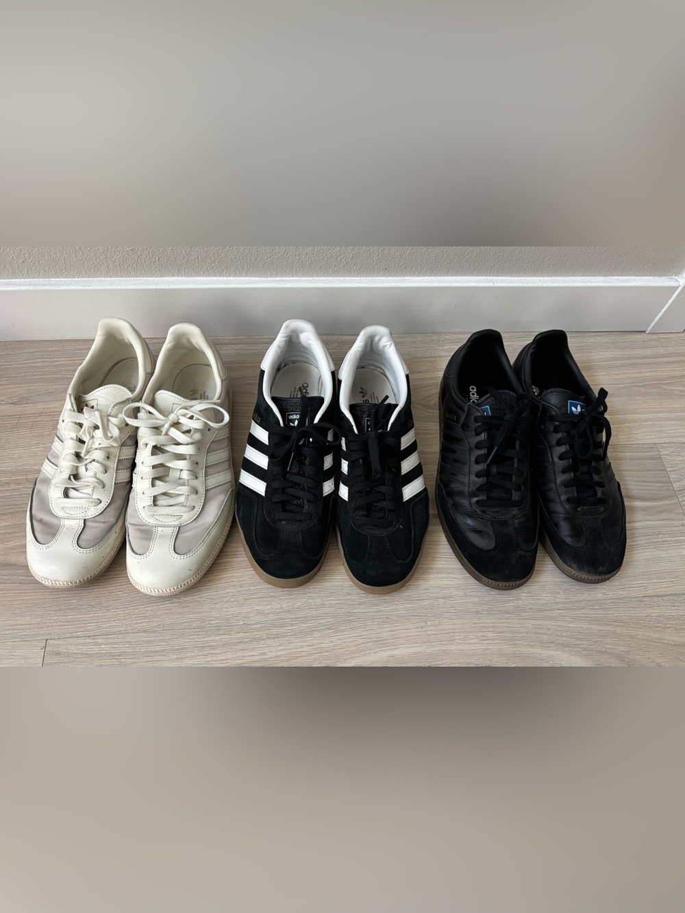 Adidas Black Sneakers Trio